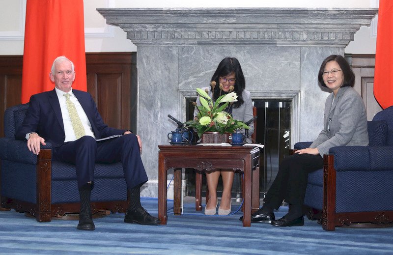 Presiden Tsai Harap Bisa Memperkuat Hubungan Taiwan-AS, James Moriarty: Taiwan Adalah Kekuatan Positif