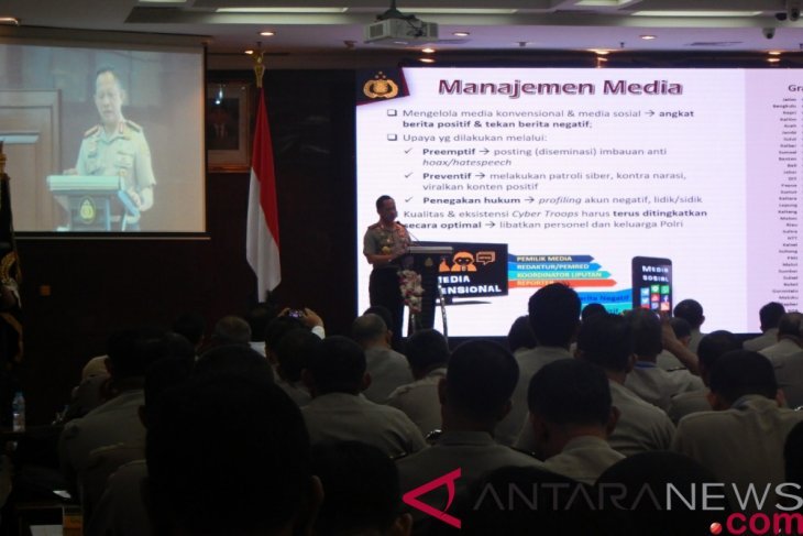 Kapolri Minta Humas Maksimalkan Kinerja untuk Promosi Jabatan