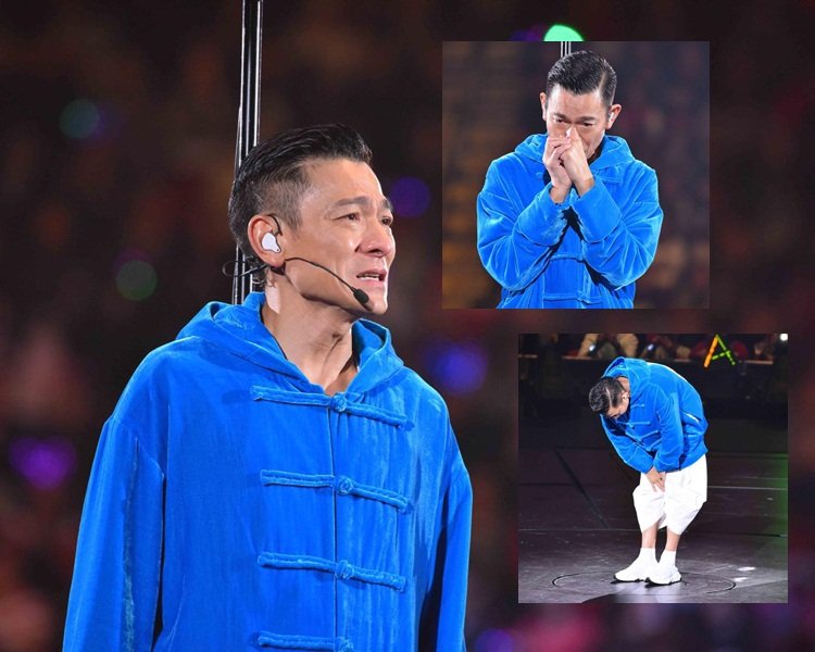 Suara Andy Lau Serak Saat Konser