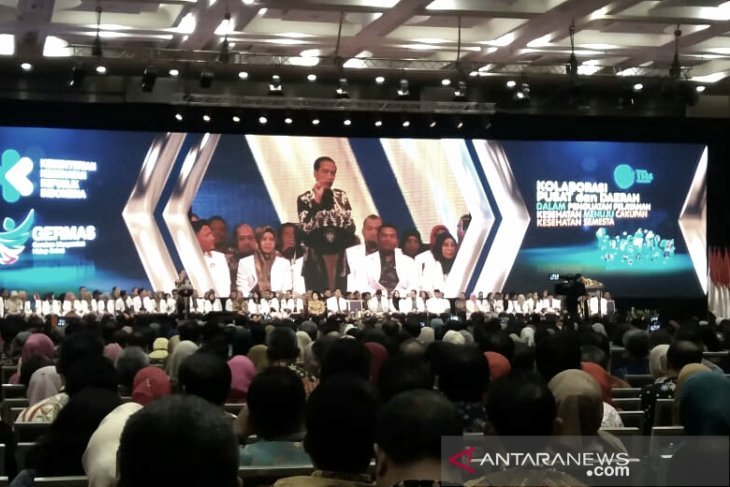Jokowi tegaskan kesehatan penting untuk tingkatkan SDM