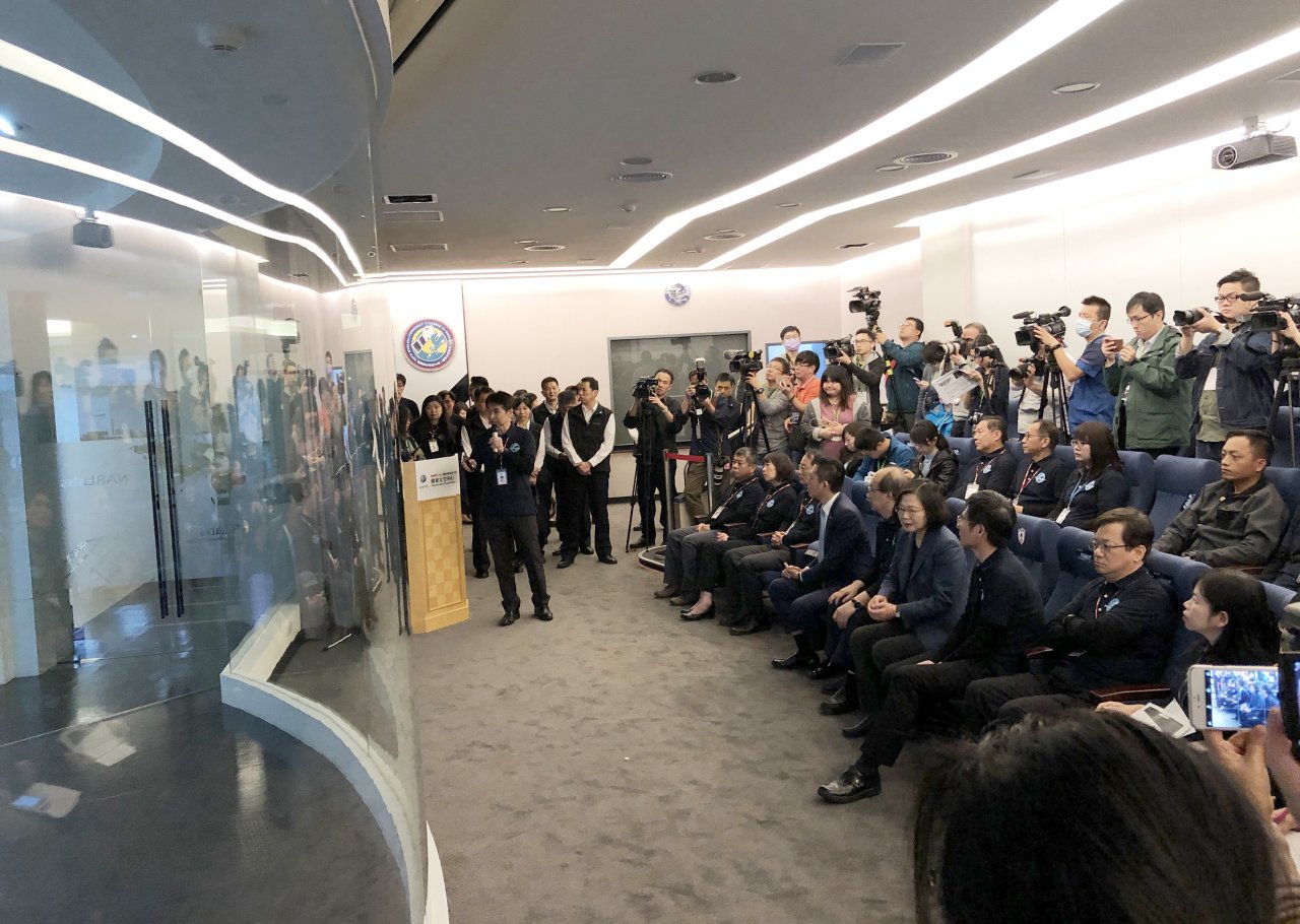 Presiden Tsai berharap FORMOSAT-7 bisa mengembangkan fungsi melindungi sistem pertahanan nasional Taiwan