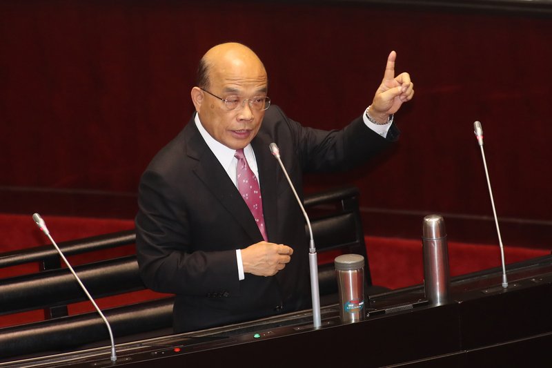 PM Su Tseng-chang: Perlindungan Negara Adalah Fokus Pemerintah Saat Ini