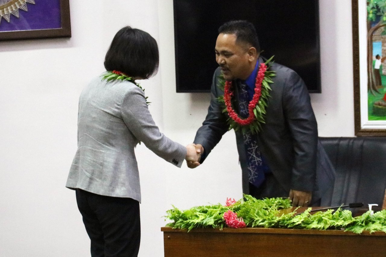 Ketua Majelis Kepulauan Marshall Berkunjung Ke Taiwan Bertemu Presiden Tsai Ing-wen