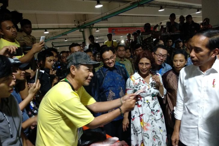 Presiden Jokowi resmikan Pasar Ikan Modern Muara Baru