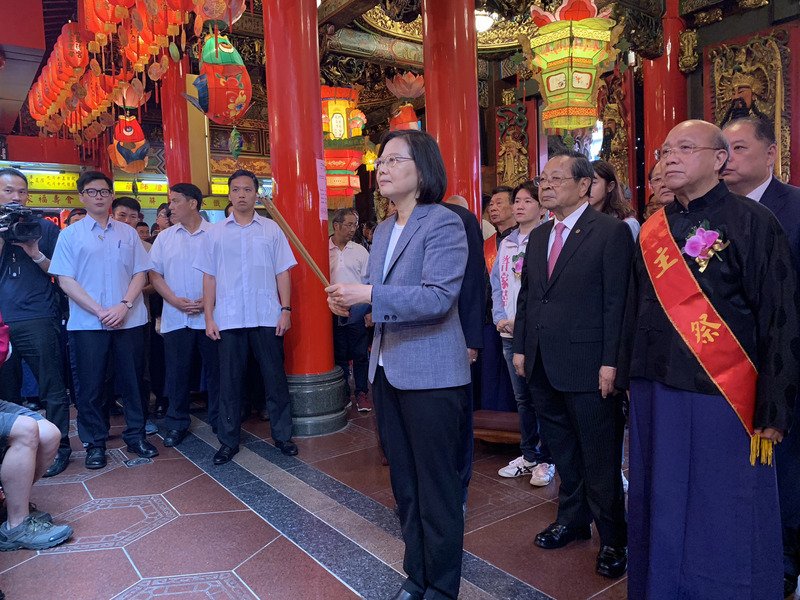 Presiden Tsai Ing-wen: Akan Ikuti Semangat Dewi Matzu untuk Melindungi Negara