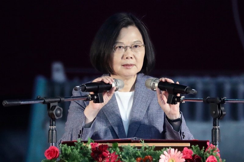 Kapal Baru Angkatan Laut   Presiden Tsai : Berani Berjuang Bagi Taiwan Tanpa Kenal Takut