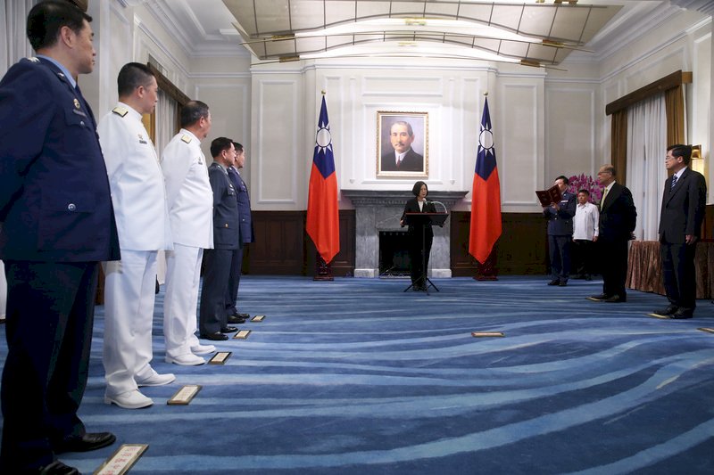 Presiden Tsai Melantik Jenderal Baru, Berharap Militer Taiwan Modernitas, Profesional dan Terunggul