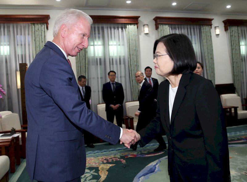 Presiden Tsai Ing-wen mengharapkan kerja sama Taiwan-Denmark lebih erat dalam pengembangan sumber daya angin