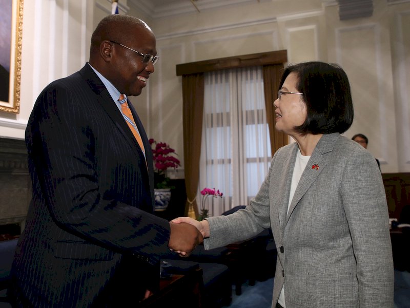 Presiden Tsai Ing-wen Menemui PM Eswatini di Istana Kepresidenan
