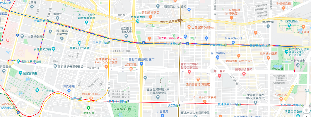 Aplikasi Google Maps Tampilkan Rute Pelangi Ramaikan Parade LGBT Taiwan 2019