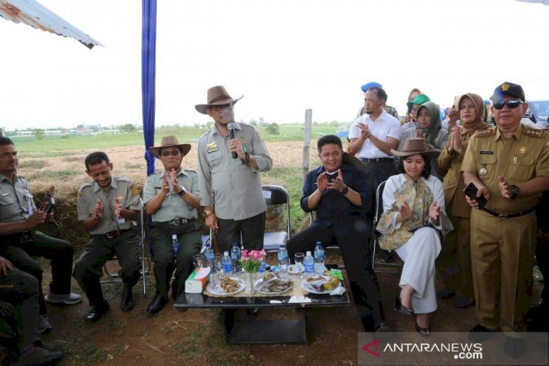 Mentan Tegaskan Sumsel Harus Jadi Gerbang Pangan Nasional