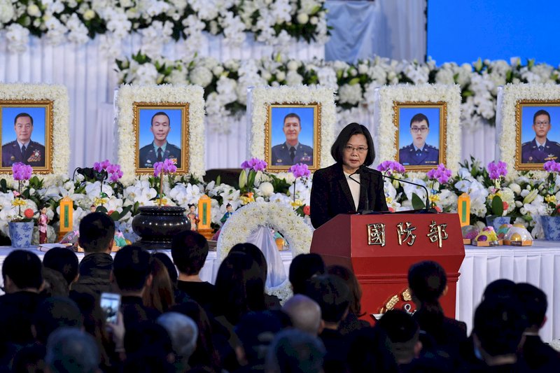 8 Perwira Militer Taiwan Gugur saat Bertugas, Presiden Tsai Ing-wen: Taiwan Mengucapkan Terima Kasih Sebesar-Besarnya