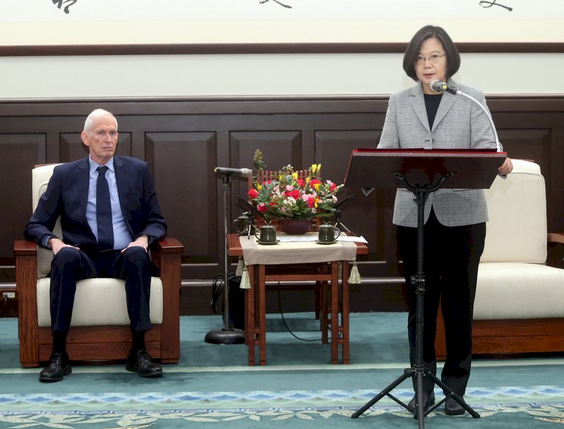 Presiden Tsai berterima kasih pada Kongres AS atas diloloskannya UU TAIPEI untuk mendukung kehadiran internasional Taiwan