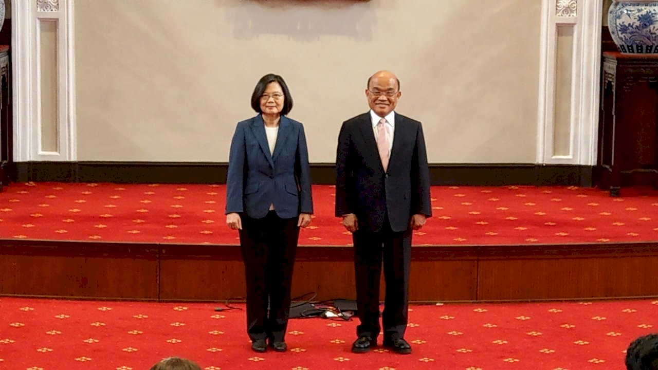 Yakin sebagai Mitra Terbaik  Presiden Tsai Umumkan Kelanjutan Jabatan PM bagi Su Tseng-chang