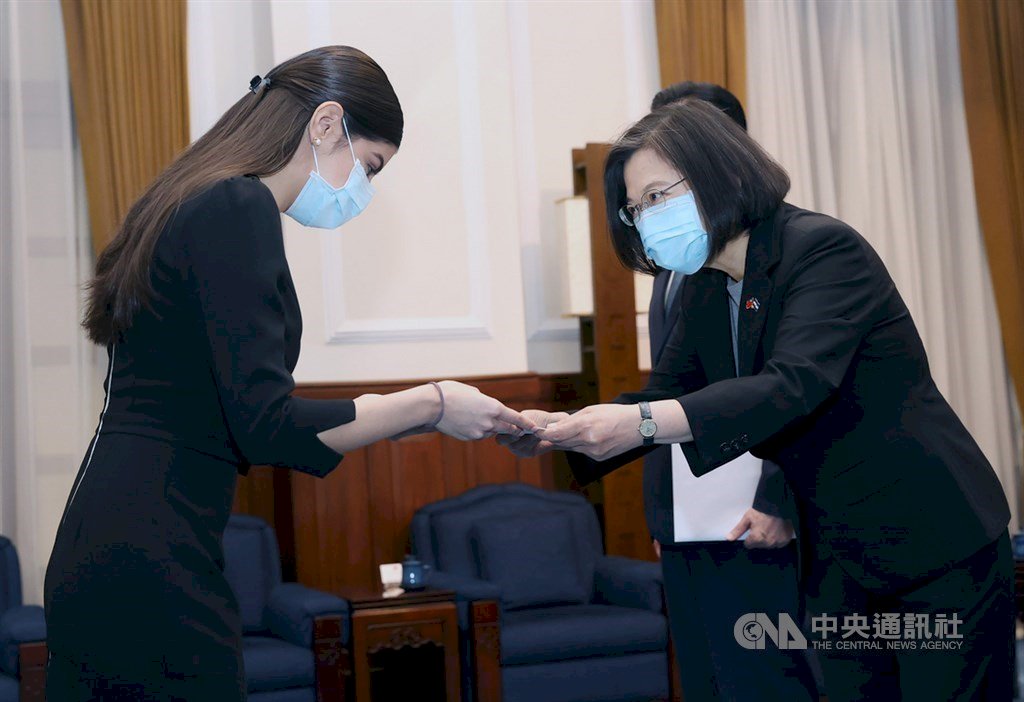 Presiden Tsai Menyambut Dubes Baru Nikaragua, Berharapnya Menjadi Jembatan Pertumbuhan Hubungan Bilateral