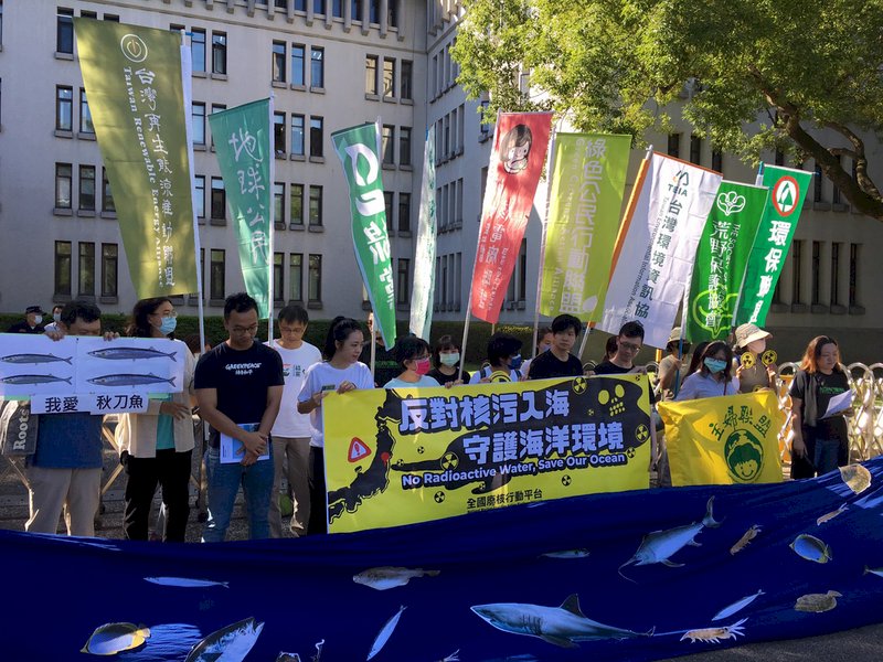 Pencinta Lingkungan Taiwan Protes Limbah Nuklir Jepang Dibuang ke Laut