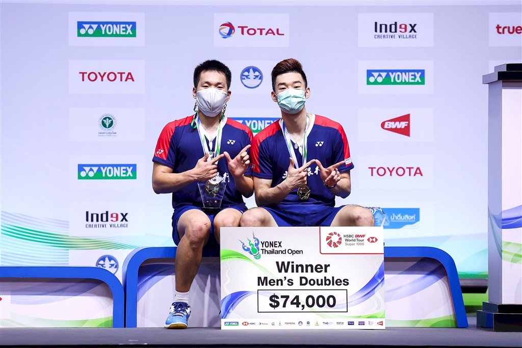 Ganda Putra Taiwan Raih Gelar, Tai Gugur dalam Thailand Open