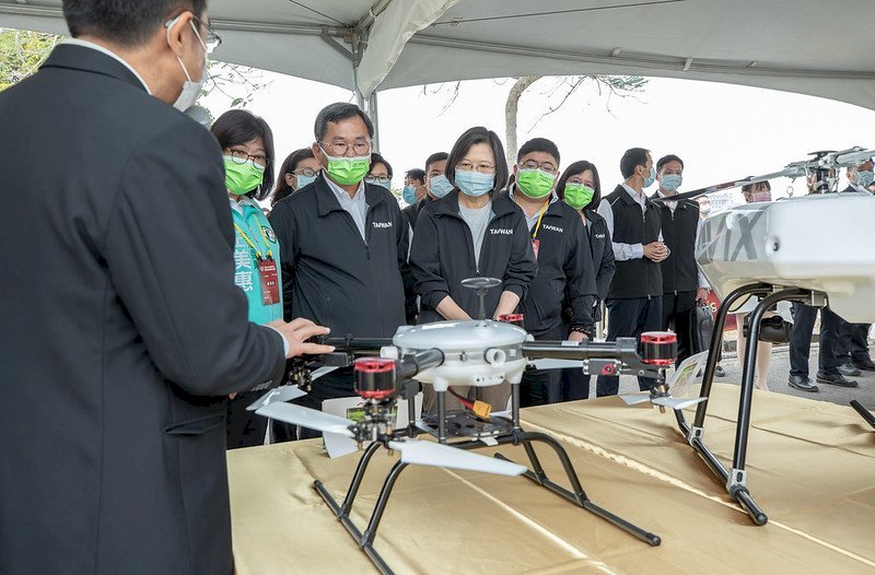 Presiden Tsai: Menjadikan Kabupaten Chiayi Sebagai Kawasan Terlengkap Pengembangan Drone