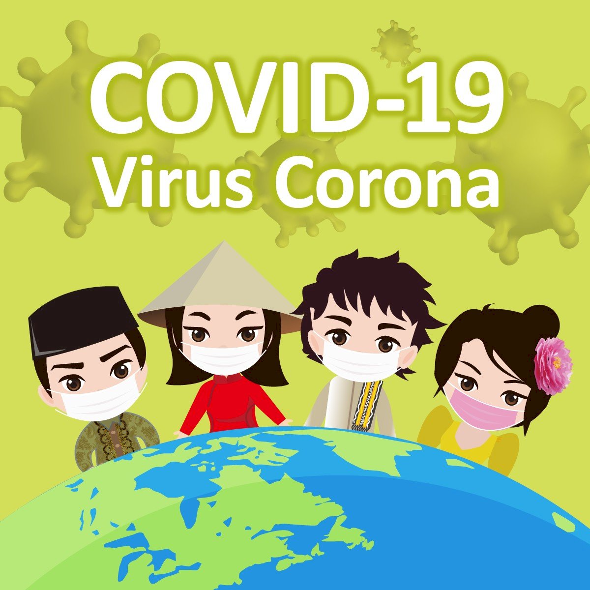 Masker adalah alat ampuh melawan COVID-19