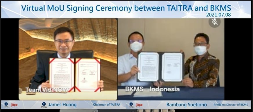 TAITRA- JIIPE Indonesia Tanda Tangan MoU, Pemetaan Pasar Bagi Pengusaha Taiwan