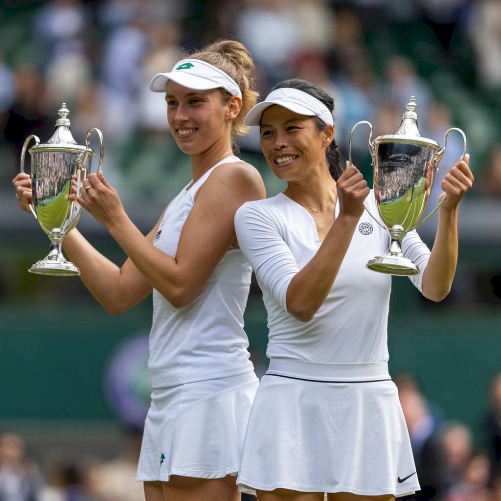 Hsieh Su-wei dan Pasangan dari Belgia Memenangkan Ganda Putri Wimbledon