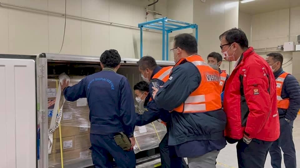 Pengiriman Sumbangan Ketiga Vaksin AZ dari Jepang, Frank Hsieh: Pemeriksaan Selesai