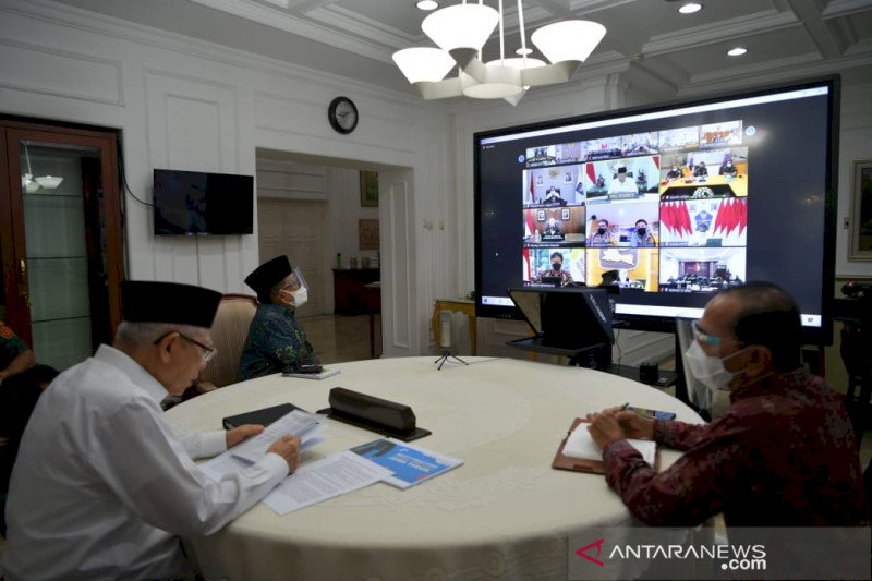 Wapres Imbau Kepala Daerah Tingkatkan Penyerapan Anggaran COVID-19