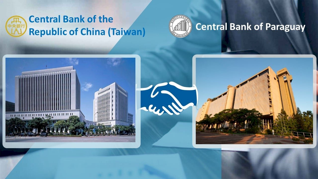 Penandatanganan Perjanjian Kerja Sama Bank Sentral Taiwan dan Paraguay