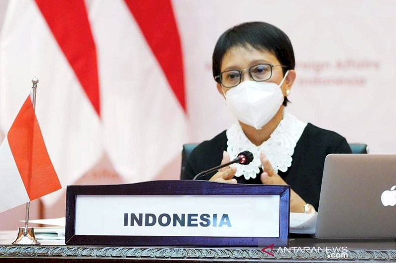 Menlu RI Tegaskan Pentingnya Berbagi Vaksin untuk Capai Target WHO
