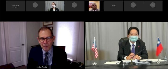 Wapres William Lai Adakan Pertemuan Online dengan 17 Anggota Kongress Amerika Serikat