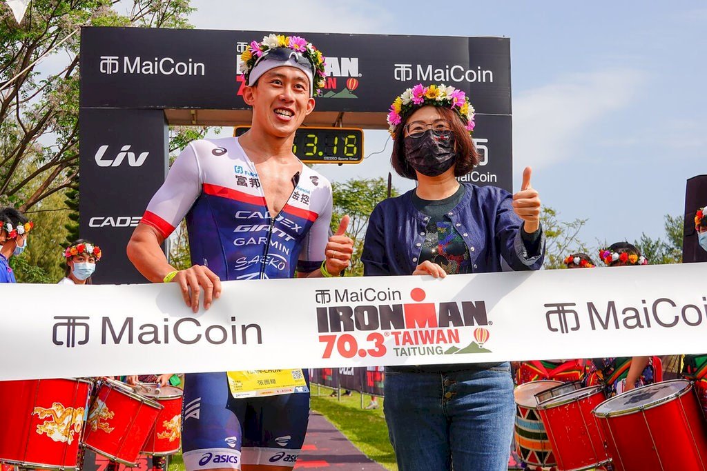 Triatlon Ironman 70.3 Digelar di Taitung, Chang Tuan-chun Pecahkan Rekor Divisi Putra