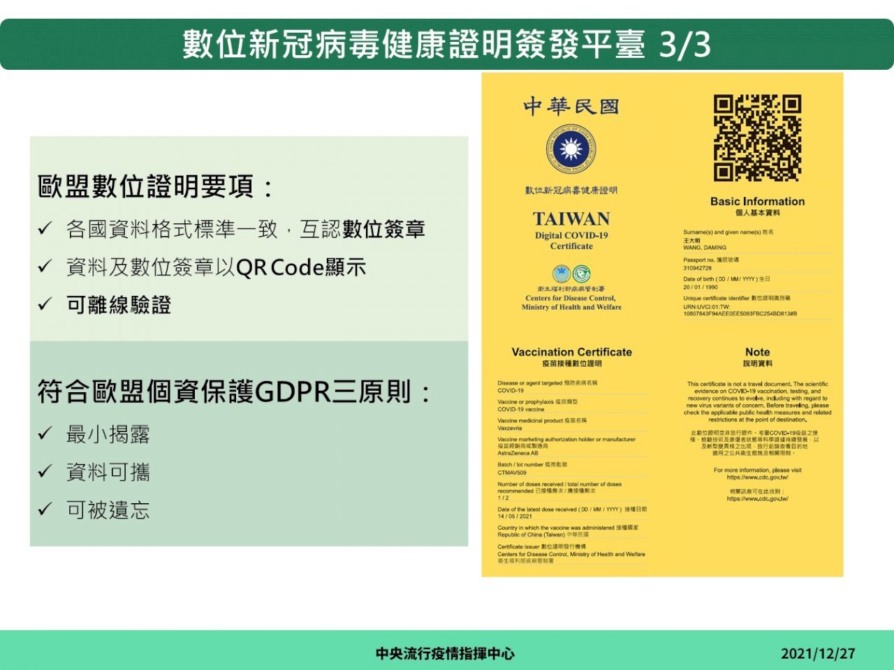 Taiwan – Filipina Saling Mengakui Sertifikat Vaksinasi
