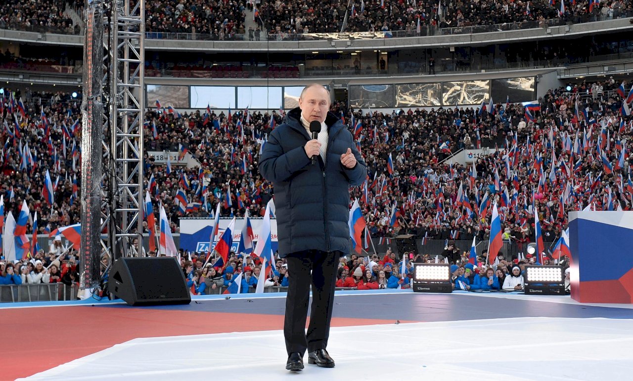 Siaran Tayangan Langsung Pidato Presiden Vladimir Putin di Televisi Mendadak Terputus Akibat Kesalahan Teknis