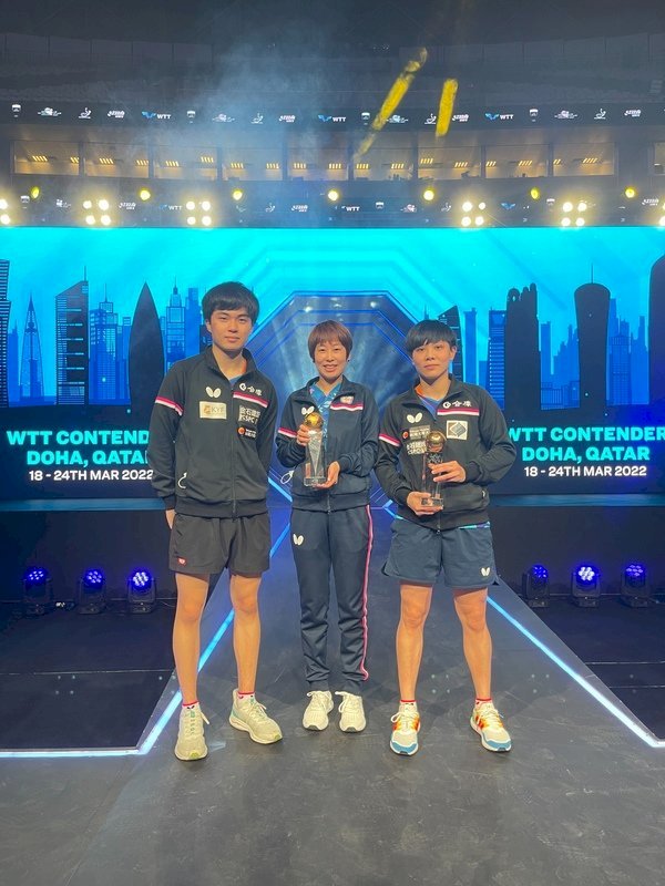 Pasangan Ganda Campuran Taiwan Memenangkan Turnamen Tenis Meja WTT