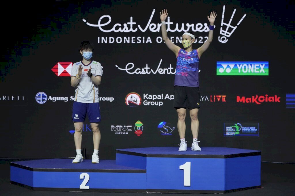 Pebulu Tangkis Taiwan Tai Tzu-ying Memenangkan Gelar Indonesia Open 2022