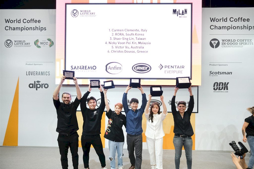 Barista Taiwan Menangkan Juara Ketiga Kompetisi Seni Latte dalam Kejuaraan Kopi Dunia
