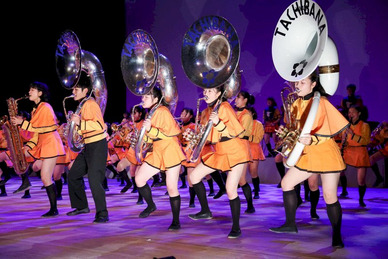 (Double Ten 2022)  Marching Band SMA Kyoto Tachibana Meriahkan Perayaan Hari Nasional Taiwan 2022