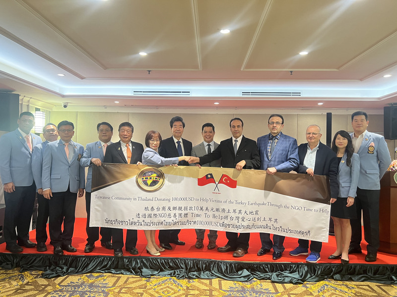 Asosiasi Bisnis Thailand-Taiwan Sumbang US$ 100.000 Bantu Korban Gempa di Turki