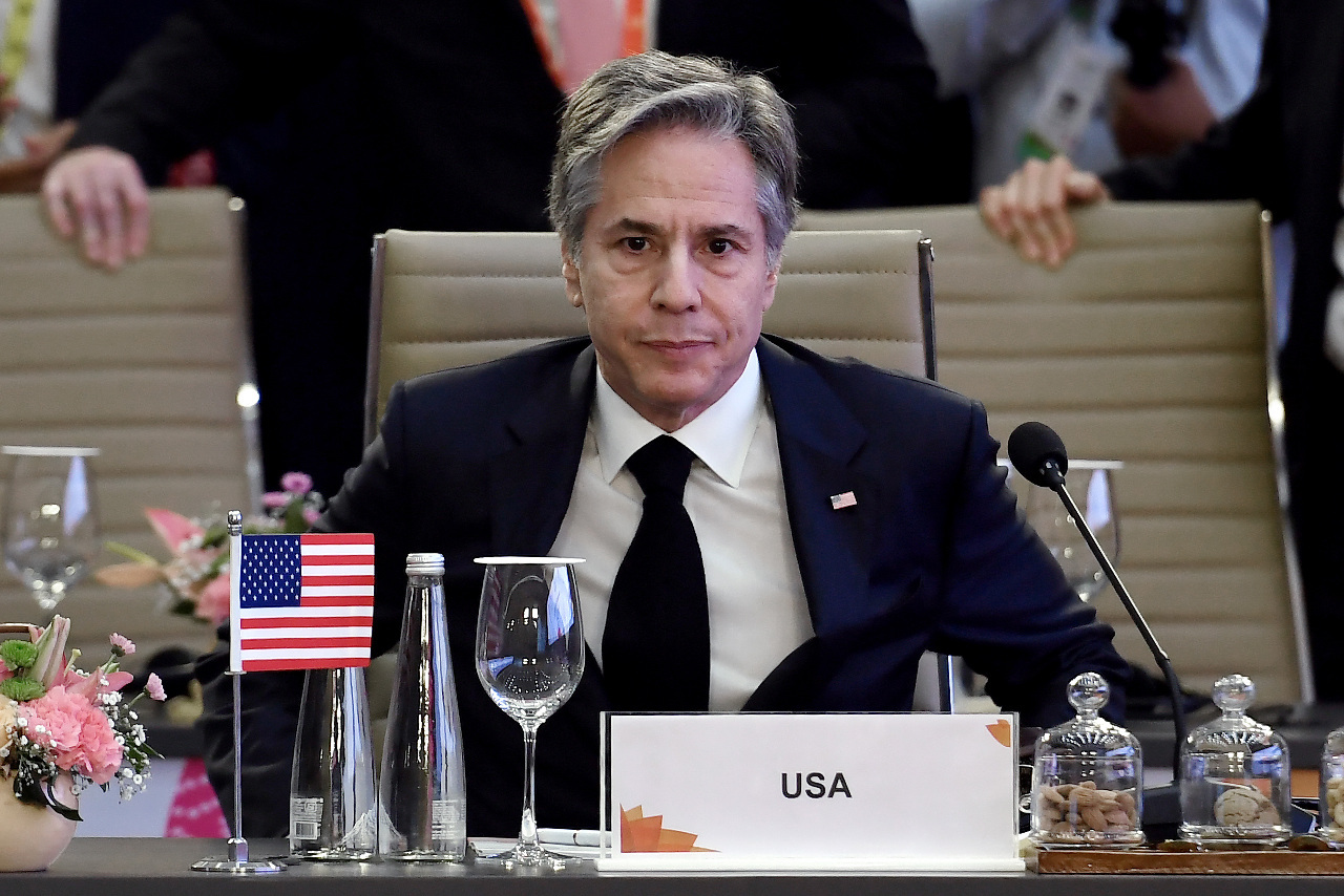 Tatap Mata Singkat Menlu AS dengan Menlu Rusia Dalam Pertemuan G20 di India