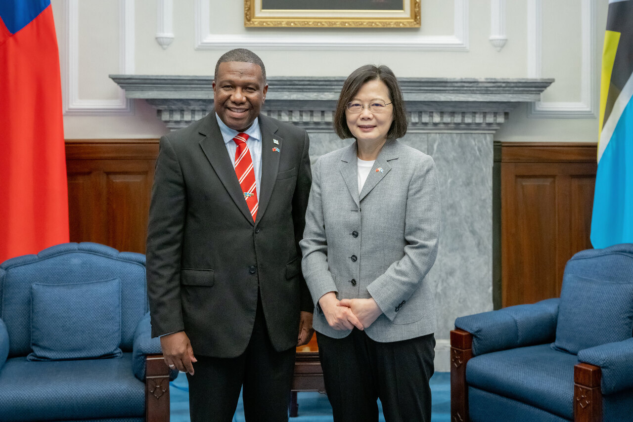 Bertemu Menlu Saint Lucia, Pres Tsai Berharap Perbanyak Peluang Kerja Sama