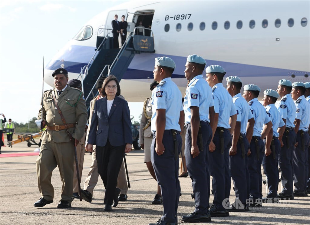 Presiden Tsai Mengadakan Kunjungan 3 Hari di Belize Setelah Menyelesaikan Tur Guatemala