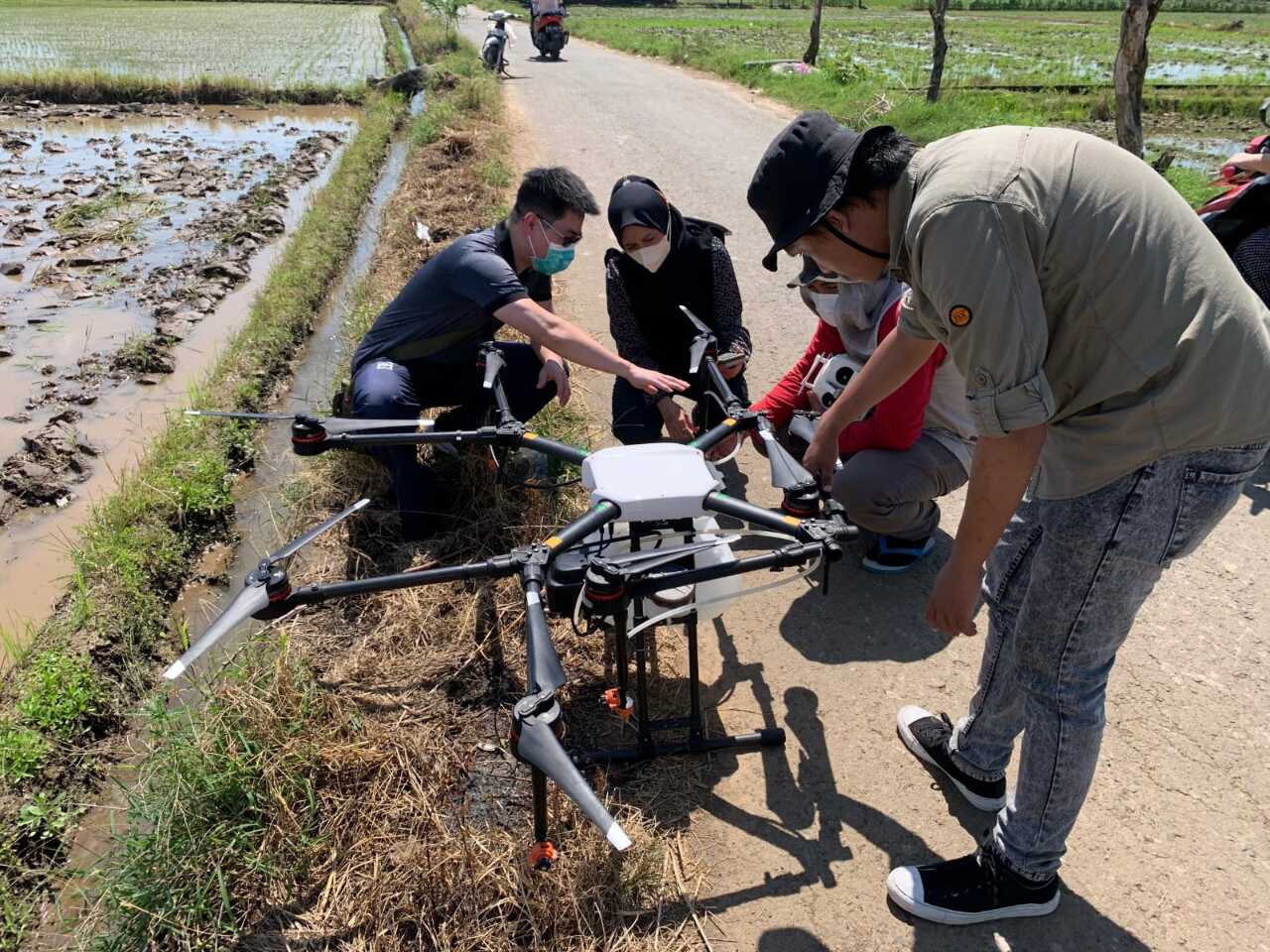 Taiwan Technical Mission membantu Sulawesi Selatan dalam mengembangkan aplikasi UAV di bidang pertanian