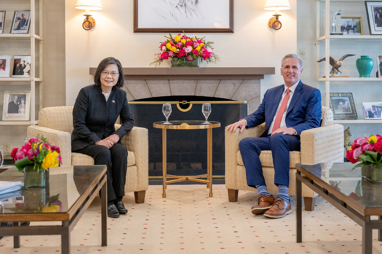 Survei Menunjukkan, Lebih Dari 60% Masyarakat Taiwan Menyetujui “Pertemuan Tsai-McCarthy”