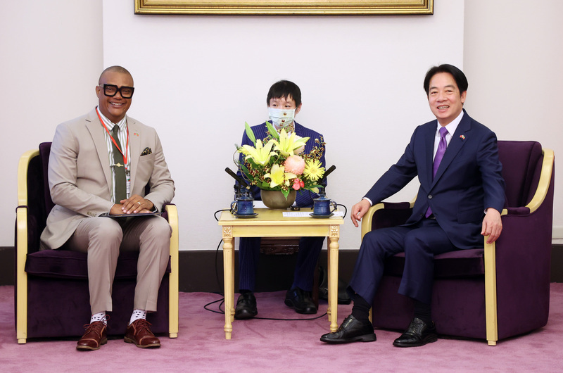 Wapres William Lai Bertemu Wakil PM Saint Kitts and Nevis