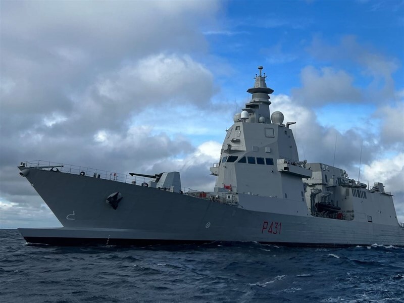 Kapal Militer Italia Patroli Kawasan Indo Pasifik, Mendukung Status Quo Laut Taiwan