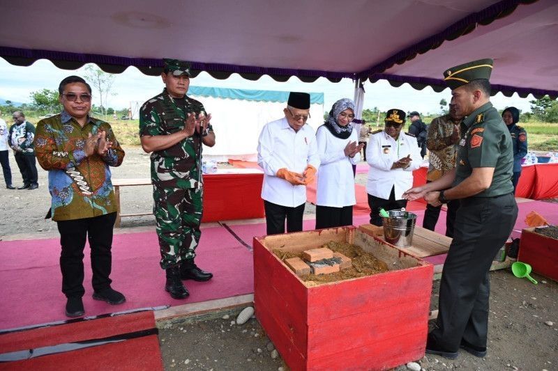 Wapres Kunjungi Lokasi Pusat Pemerintahan Papua Tengah di Nabire