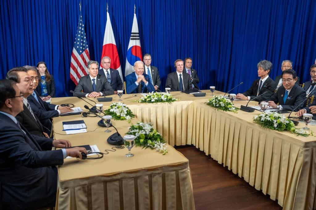 KTT Trilateral AS-Jepang-Korsel, Gedung Putih Tegaskan Kembali Pihaknya Tidak Ingin Melihat Konflik di Selat Taiwan