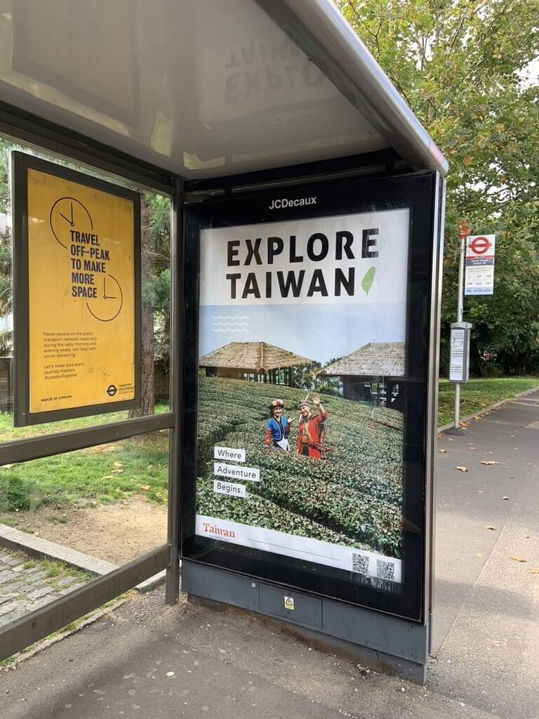 Iklan Pariwisata Taiwan di Bus London Berharap Angka Wisatawan Mancanegara Pulih Kembali
