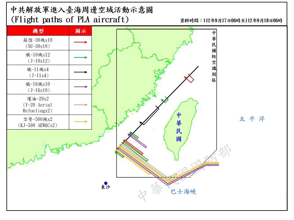 Taiwan Melaporkan Rekor Jumlah Pesawat Tempur Tiongkok, Mendesak Beijing untuk Menghentikan “Pengusikan Militer Sepihak”