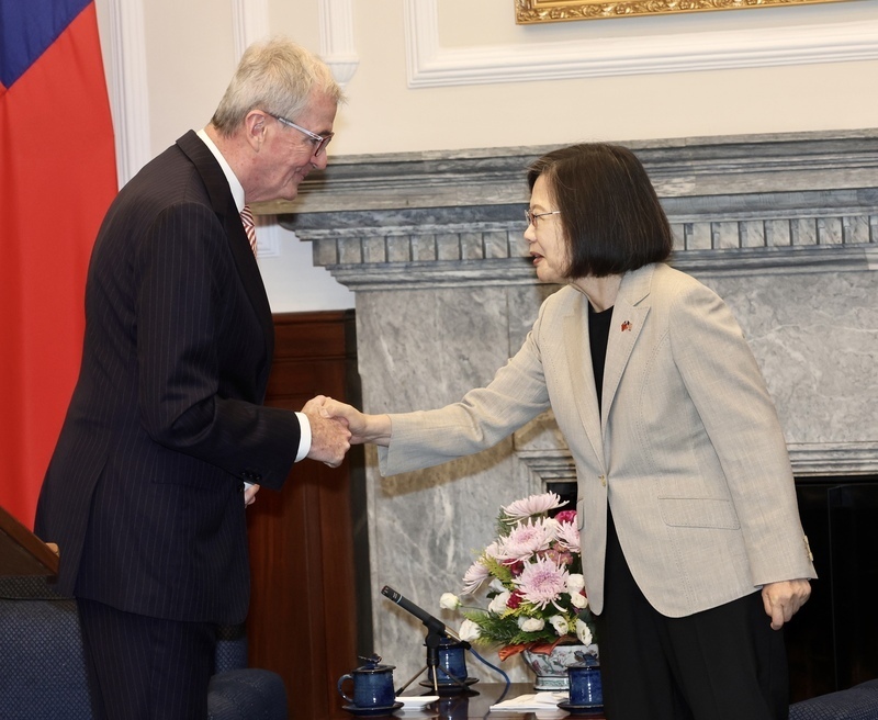 Presiden: Kami Senang Melihat New Jersey Mendirikan Kantor Perwakilan Asia-Pasifik di Taiwan, Perdagangan Bilateral Terus Berkembang